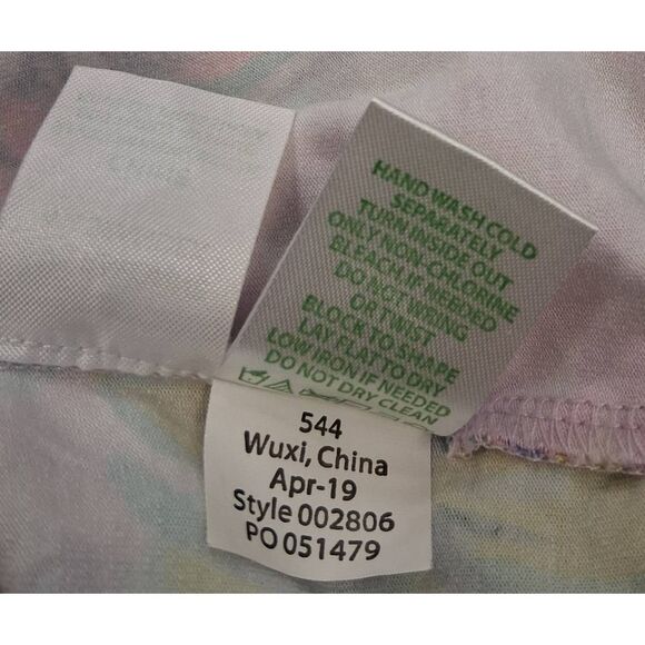 Lilly pulitzer womens medium off shoulder boat neck romper pink green - Picture 10 of 11